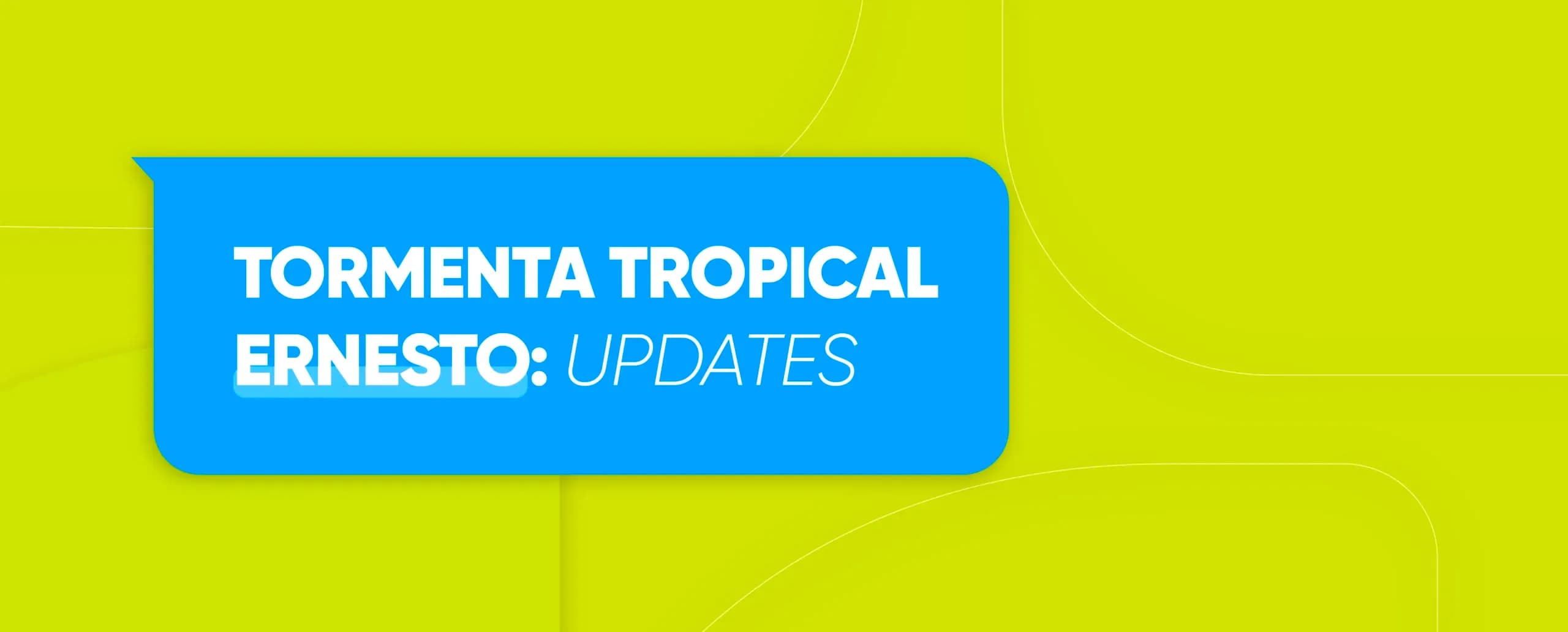 Mensaje a clientes de Liberty Business ante el paso de la Tormenta Tropical Ernesto